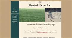 Desktop Screenshot of haystackfarms.com
